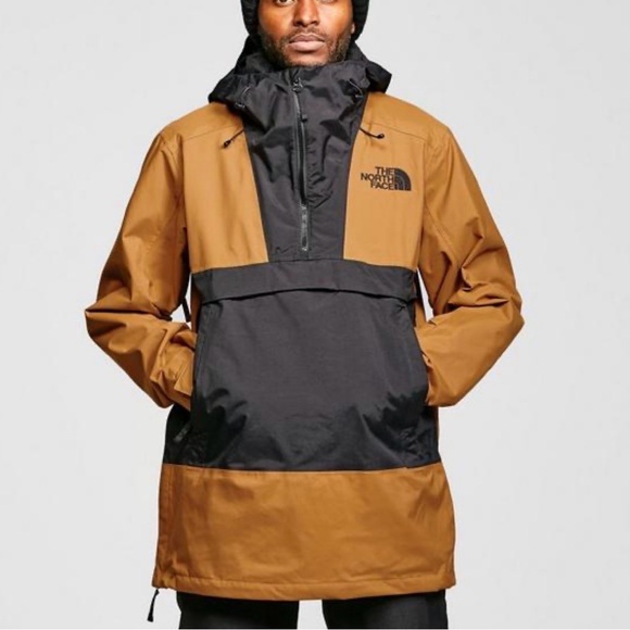 NWT The North Face Men's szL Silvani Performance Jacket - TNF Black & Timber Tan